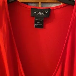 Ashro Dresses | Ashro Red Dress | Color: Red | Size: L | Mw784'S Closet